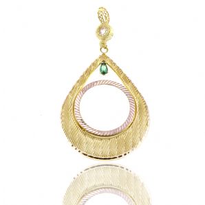 Yarım Altın Kolye Ucu